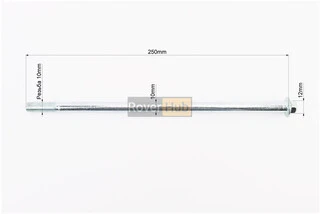 Вісь маятника d10mm; L250mm + гайка