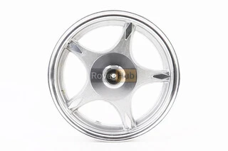 Диск передній литий MT2,50x10 d12mm (диск гальм. 3 болти) "5 променів" сірий