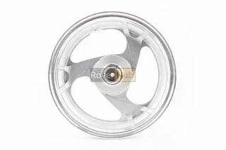 Диск передній литий MT3,50x12 d12mm (диск гальм. 3 болта) "3 промені" сірий