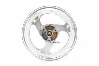 Диск передній литий MT3,50x12 d12mm (диск гальм. 3 болта) "3 промені" сірий