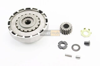 Зчеплення дводискове у зборі (кошик) Delta 70/110cc "механіка" + 6 деталей