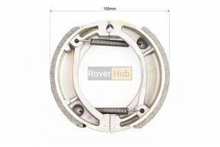 Гальмівні колодки задні к-кт, 105мм (пружини під кутом)