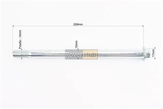 Вісь маятника d15mm; L228mm 125J