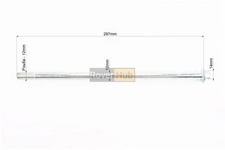 Вісь маятника d12mm; L297mm