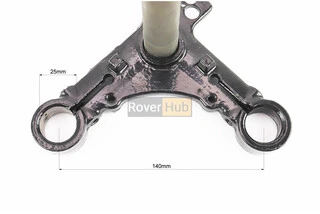 Траверс керма (під амортизатор 25мм)