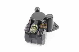 Гальмівний супорт передньої системи (однопоршневий)+колодки, чорний