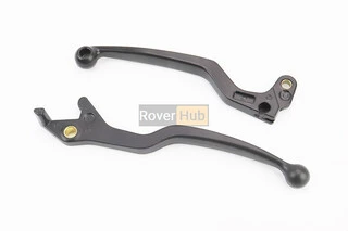 Важіль керма лівий, правий к-кт 2шт (під зчепл./диск. гальмо), чорний