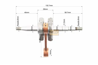 Коленвал 137/142 - облегченный