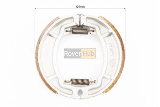 Гальмівні колодки задні к-кт, 125мм (лите колесо)