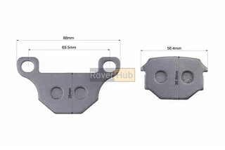 Тормозные колодки (дисковые) Viper 125J;V150A/Suzuki GS-125;GX-125;SJ-125/Wuyang Wy-125/Branson BM-125/KEEWAY Speed125/150/TGB