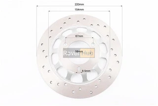 Диск тормозной передний, тип 1