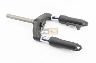 Вилка 10" амортизаційна, під Disk-brake, чорна Т4 (електросамокат)