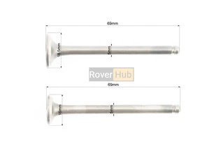 Клапан впускний, випускний к-кт 69мм