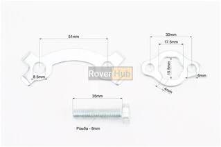Шайба фіксатор задньої та передньої зірки + болти