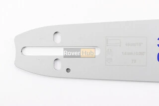 Шина 18"-1,5mm 325 72зв L-52см, (подходит на Китай), отв. натяжителя - овал