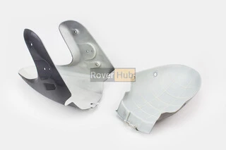 Пластик - крило переднє к-кт 2шт (дві частини) Storm New, СІРИЙ