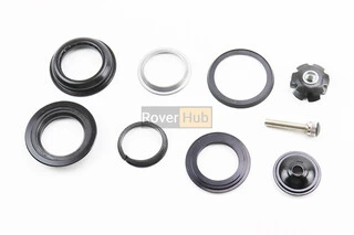 Рулевая колонка 1-1/8" (44/28,6x44/30) безрезьбовой вилки, полуинтегрированные, чёрные H148