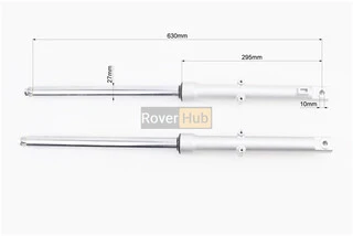 Амортизатор передний (перья), лев., прав. к-кт L-630мм; d-27мм