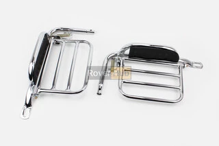 Багажник задній + підніжки "ХРОМ" + відкидна вантажна бічна платформа (лів, прав.), к-кт, тип 2