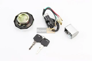 Замки к-кт (запалювання + кермо + кришка бака кругла)