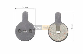 Гальмівні колодки Disk-brake (Kugoo G2 Pro, Bolids Boli-BB8, YINXING), чорні YL-1057