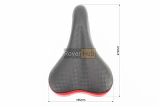 Сидіння MTB, чорно-червоне GS-589