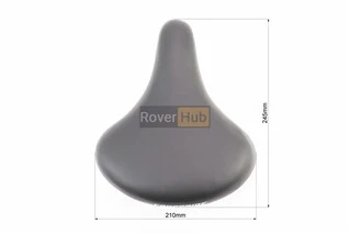 Сидіння ХВЗ 245x210мм, чорне CROSSRIDE BSK-017