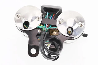 Спідометр в зборі "подвійний" 120 км/год тахометр електронний (вузьке кріплення)