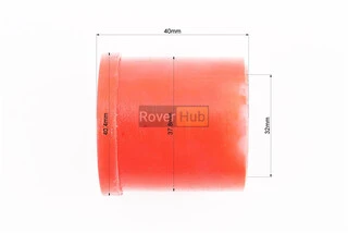 Втулка вилки передньої, пластмас, червона