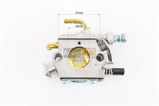 Карбюратор 4500/5200, металеві штуцери