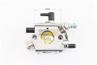 Карбюратор 4500/5200, пластикові штуцери