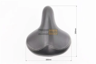 Сидіння ХВЗ 250х200мм, чорне SD-37