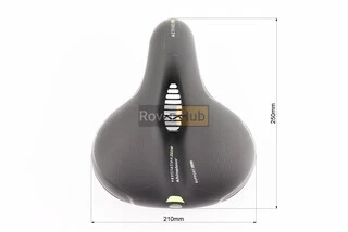 Сиденье ХВЗ 250x210мм, чёрное