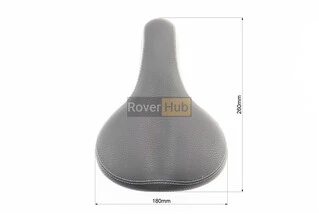 Сидіння ХВЗ 260x180мм, чорно-сіре N312