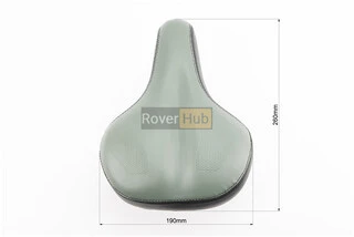 Сидіння ХВЗ 260х190, чорно-сіре A-57