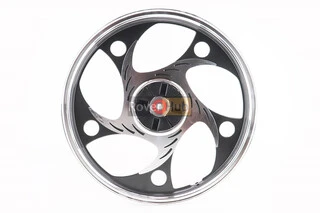 Диск задний литой 1,6-17" ALPHA/ACTIVE "волна", черный (ось 12мм)