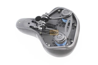 Сиденье ХВЗ 270x185мм с гелевыми вставками, чёрное