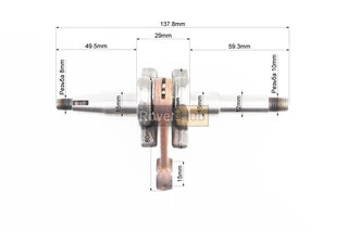Коленвал 4500/5200, шатун - желтый