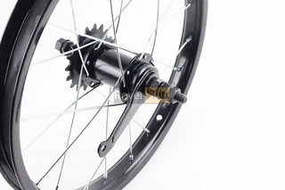 Колесо 16" заднє, втулка ХВЗ черв'ячна 14Gx20H