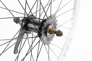 Колесо 24" заднє V-brake, обід "крапля" та втулка 14Gx36H алюмінієві, кріпл. гайка, "GRAVITY"