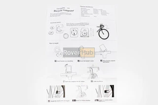 Велокомпьютер 19-функций, беспроводной, 2.8 " дисплей с сенсорными кнопками управления, влагозащитный, чёрный (без батареек)