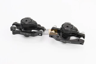 Гальмо Disk-brake переднє (F160/R140мм)+заднє (F180/R160мм), диски 160мм, кріпл. 6 болтів, чорні DX-2018, тип 1