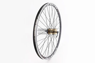 Колесо 27,5" переднє Disk-brake, обід "крапля" та втулка 14Gx36H алюмінієві NECO MS31F, кріпл. ексцентрик, "GRAVITY"