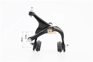 Гальмо ROAD V-brake кліщового типу, переднє+заднє, хід колодки 37-48мм, алюмінієве, чорне AR-2004D