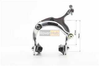 Гальмо ROAD V-brake кліщового типу, переднє+заднє, хід колодки 67-79мм, алюмінієве, HJ-1201AD