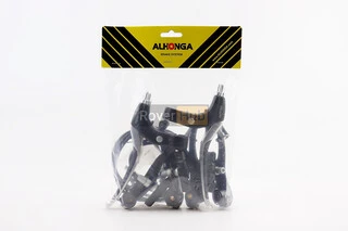 Гальмо V-brake 110мм (2 колеса) з ручками, тросами, алюмінієве, чорне