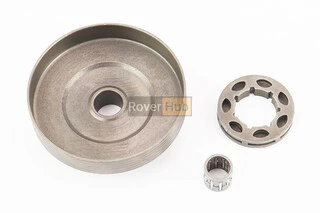 Тарілка зчеплення + зірка 3/8-7 3800, Partner-340S/350S/360S, AL-KO + підшипник + мастило, "PRO SERIA"