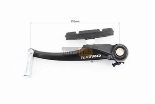 Гальмо V-brake 110мм (2 колеса), алюмінієве, чорне С-310