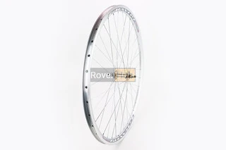 Колесо 28" переднє V-brake, обід "крапля" алюмінієвий, втулка 14Gх36H, кріпл. гайка, "GRAVITY", сіре