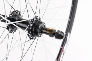 Колесо 29" заднее V-brake, обод и втулка 14Gx36H алюминиевые, пром-подшипники 6200 2RS, под вольнобег, крепл. эксцентрик, RACE29